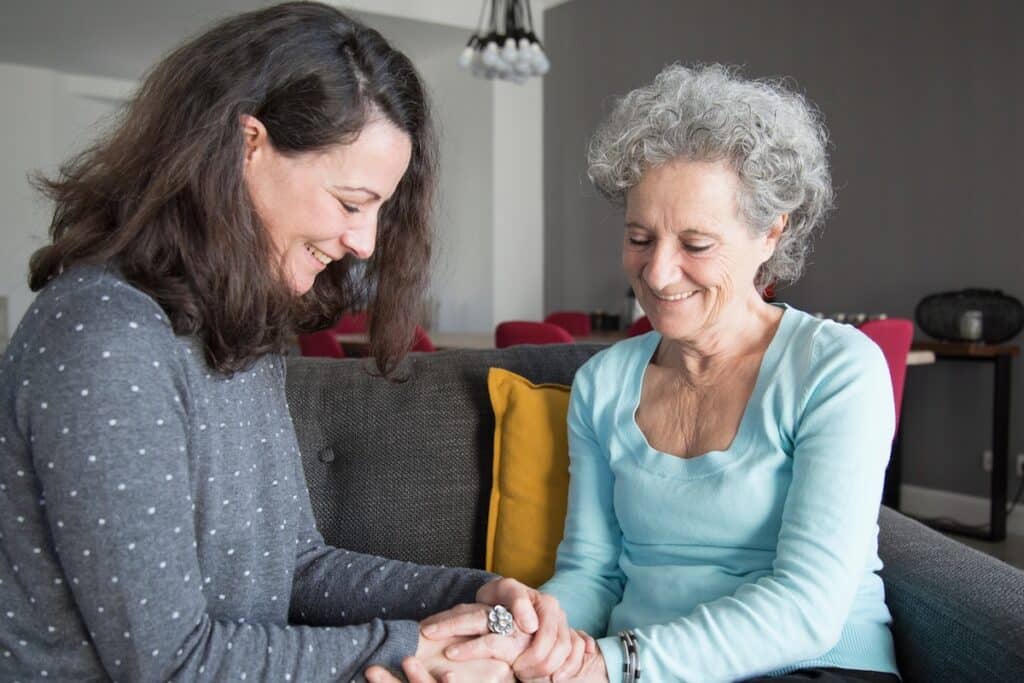 The Timberley | Mother and daughter chatting