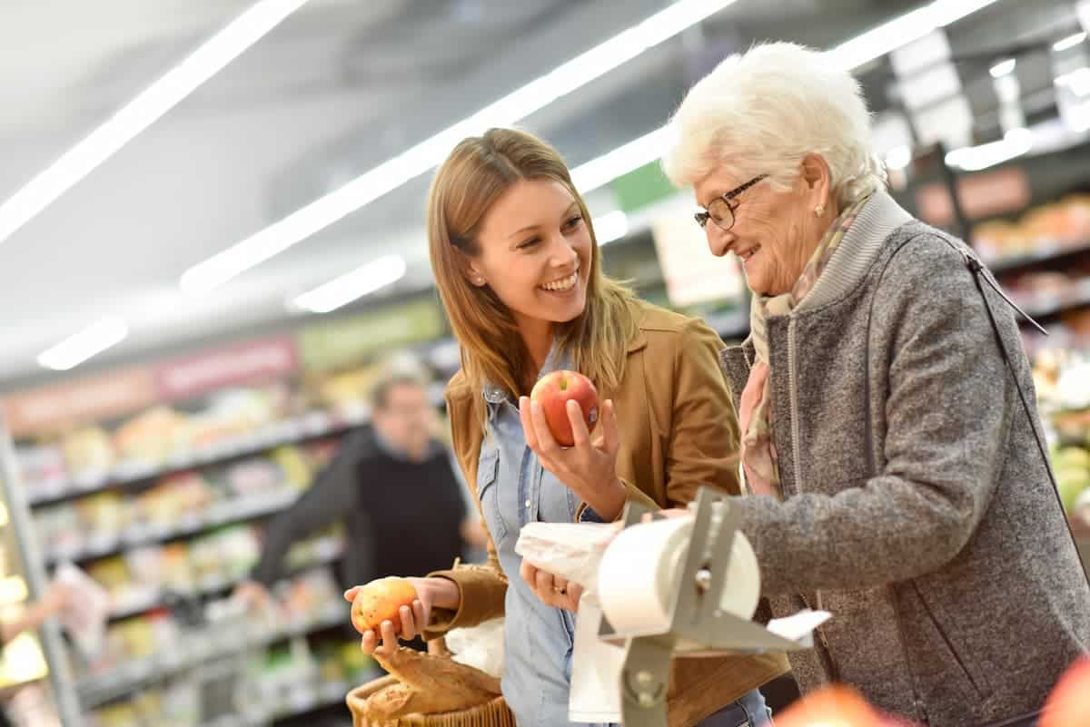 The Timberley | Caretaker shopping with senior